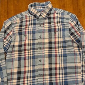American Eagle Outfitters Multicolor Plaid Button Down Shirt